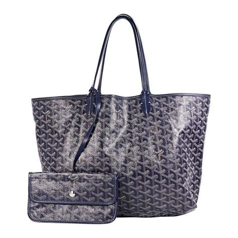 light blue goyard tote|navy blue Goyard tote.